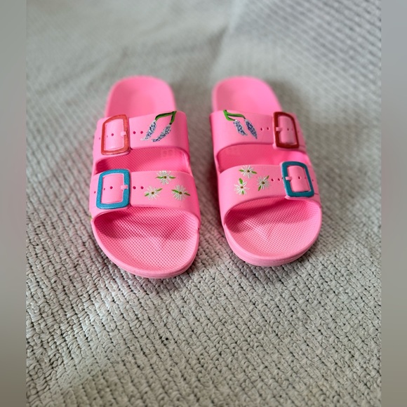 Freedom Moses sandals slide Sugar pink 39/8.5 - Picture 4 of 10